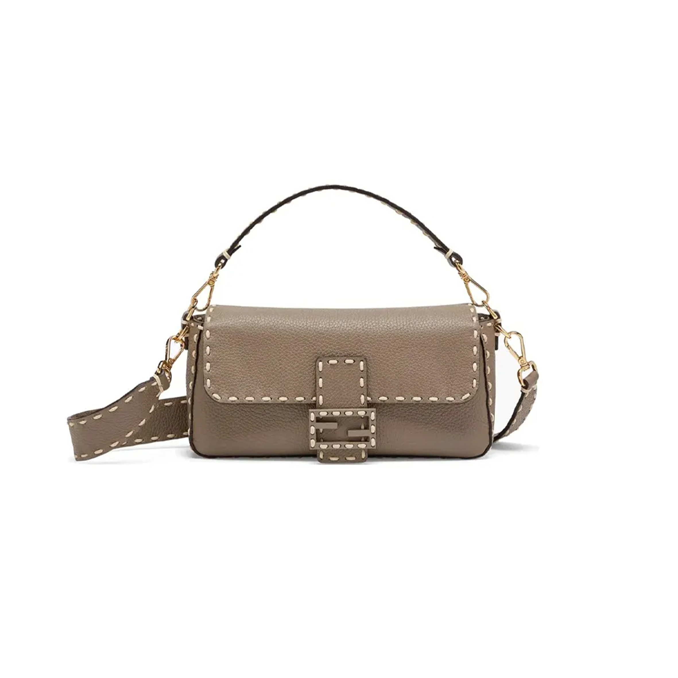 F**di baguette leather bag 8br600ah95f1f1m (27*15*6cm)